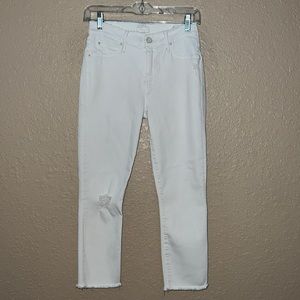 $238 Sz 27 Mother The Double Fray Charmer Sexy Just Walks Into Town Jeans